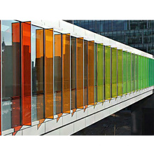 Glass building 400mm glass buld pate led building exterior wall glass